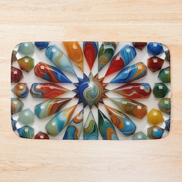 Item preview, Kaleidoscope of Colors: Symmetrical Marble Arrangement designed and sold by Girih.