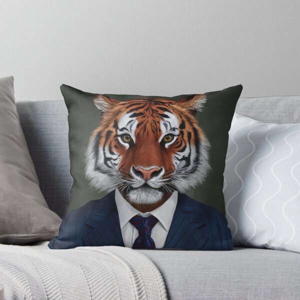 Item preview, Tiger Wearing a Suit designed and sold by whitecat23.