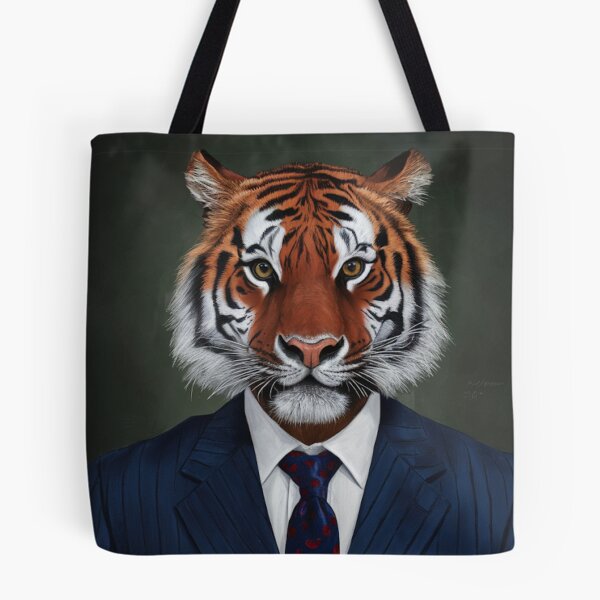Item preview, Tiger Wearing a Suit designed and sold by whitecat23.