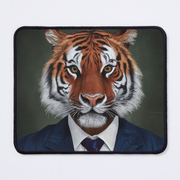 Item preview, Tiger Wearing a Suit designed and sold by whitecat23.