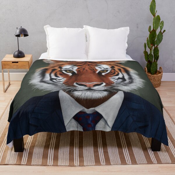 Item preview, Tiger Wearing a Suit designed and sold by whitecat23.