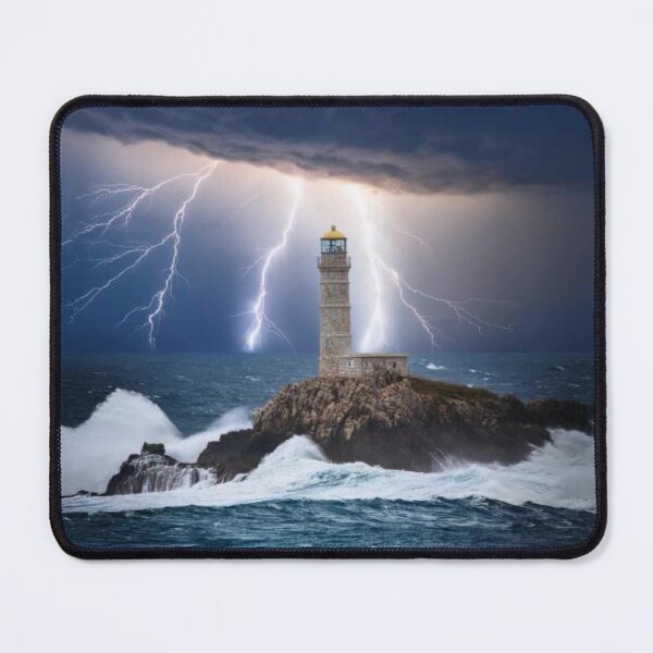 Item preview, Stormy night at the Lighthouse designed and sold by Outhigh56.