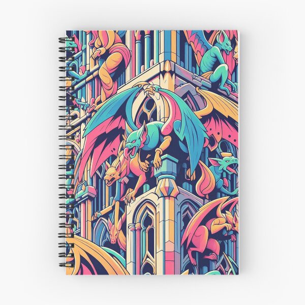Item preview, Gargoyles on a cathedral anime designed and sold by Silbays.
