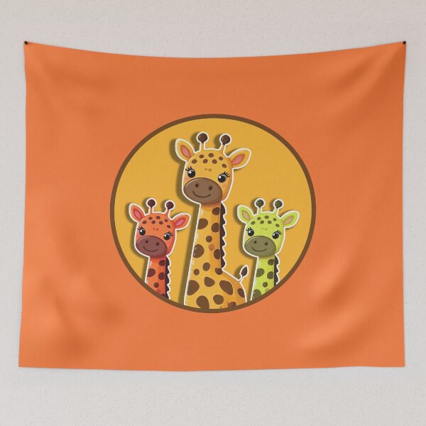Item preview, Giraffe Mother Portrait designed and sold by franktact.