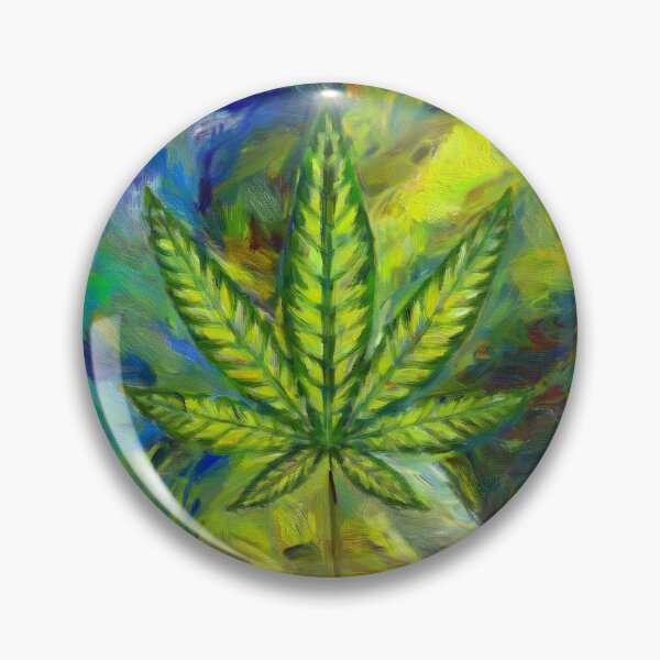 Item preview, Weed Leaf - Digital Painting Art  designed and sold by ytalo-radf.