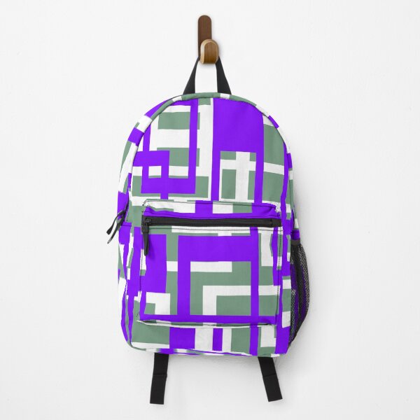 Item preview, Geometric Shapes Pattern Lavender-Blue White Cut Out designed and sold by taiche.