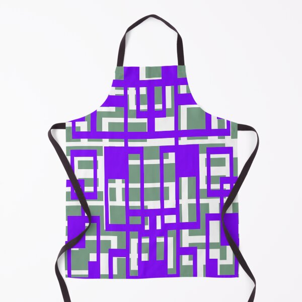 Item preview, Geometric Shapes Pattern Lavender-Blue White Cut Out designed and sold by taiche.