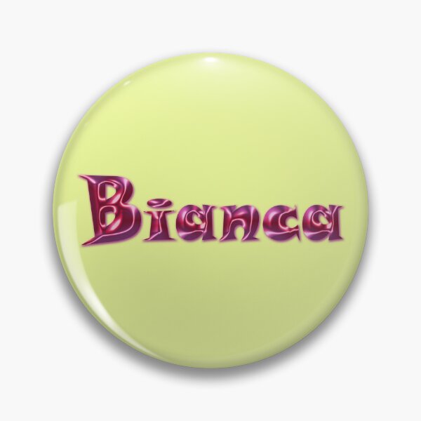 Item preview, Bianca Name Design - Pink Satin Lettering :) designed and sold by Myriel-Myriel.