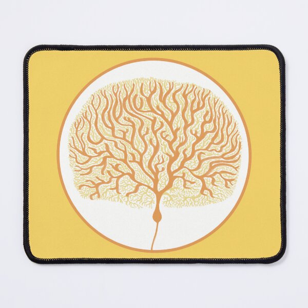 Item preview, Minimalist Purkinje Cell - Yellow designed and sold by Pleiotrop-Art.