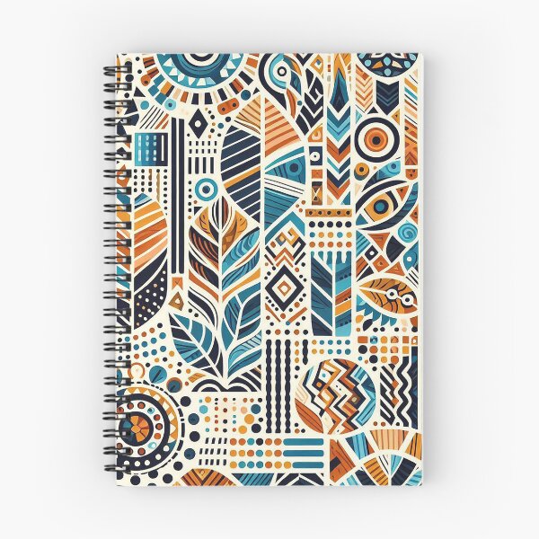 Aperçu de l'œuvre Motif africain abstrait minimaliste créée et vendue par Silbays.