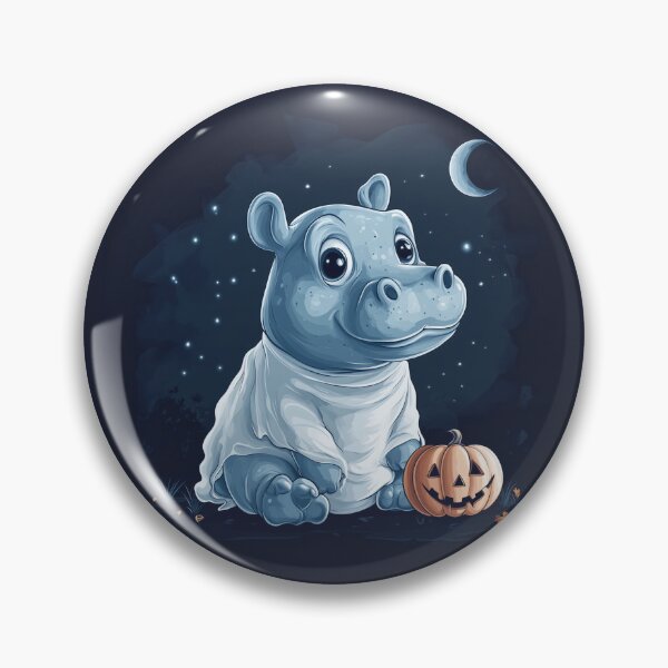 Item preview, Moo Deng Cute Hippo Halloween designed and sold by No11DigitalArt.