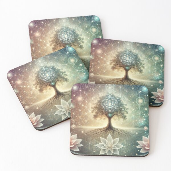 Item preview, Tree of life and sacred geometry designed and sold by ValerieStOnge.