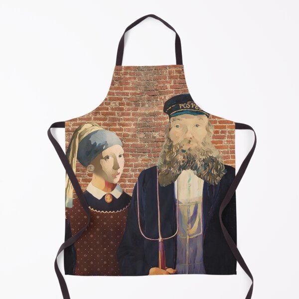 Item preview, girl with the pearl earring,postman roulin, American gothic designed and sold by SKULLARTISTRY.