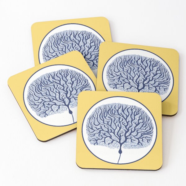 Item preview, Minimalist Purkinje Cell - Blue designed and sold by Pleiotrop-Art.