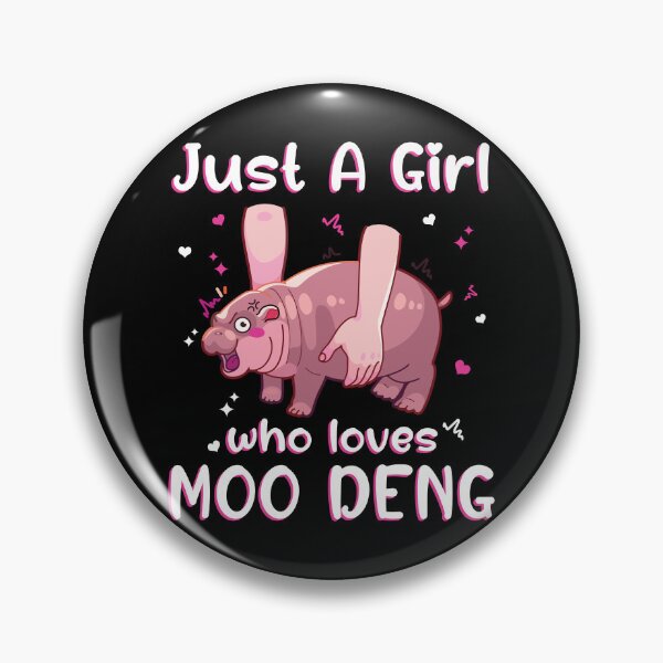 Item preview, Cute Moo Deng, Just a Girl Who Loves Moo Deng, Hippo Moo Deng designed and sold by Hoahip.