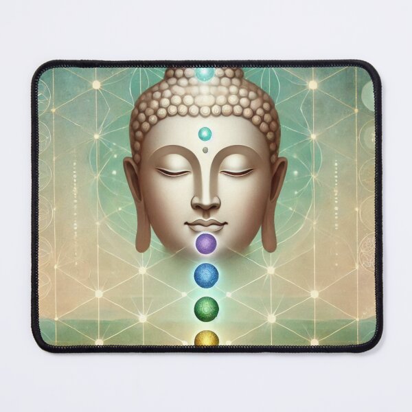 Item preview, Chakras with Buddha head designed and sold by ValerieStOnge.
