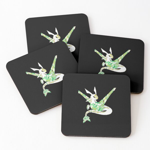 Item preview, Green Galactic Dragon (Exclusive Collection) coaster designed and sold by ArtbyLums.