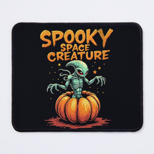 Item preview, Spooky Space Creature: Alien Pumpkin Halloween designed and sold by Taans-Creation.
