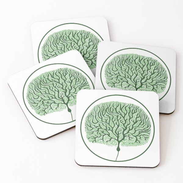 Item preview, Minimalist Purkinje Cell - Green designed and sold by Pleiotrop-Art.