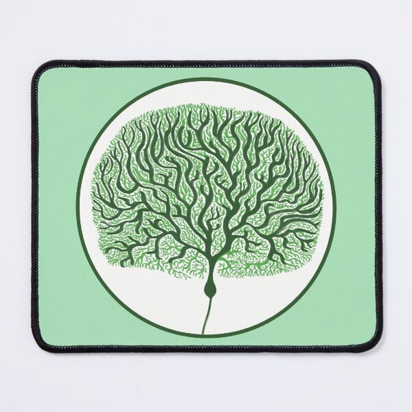 Item preview, Minimalist Purkinje Cell - Green designed and sold by Pleiotrop-Art.