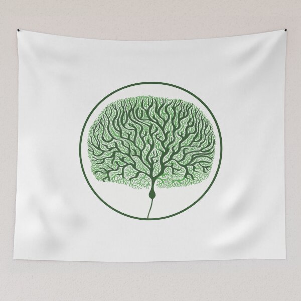 Item preview, Minimalist Purkinje Cell - Green designed and sold by Pleiotrop-Art.
