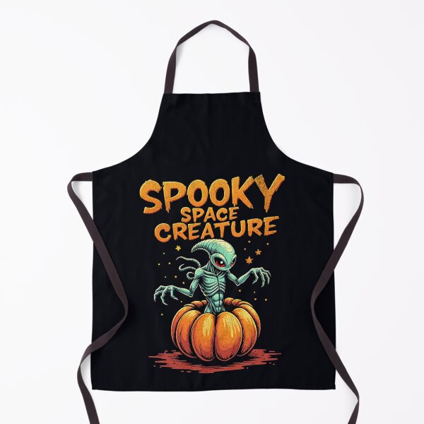 Item preview, Spooky Space Creature: Alien Pumpkin Halloween designed and sold by Taans-Creation.