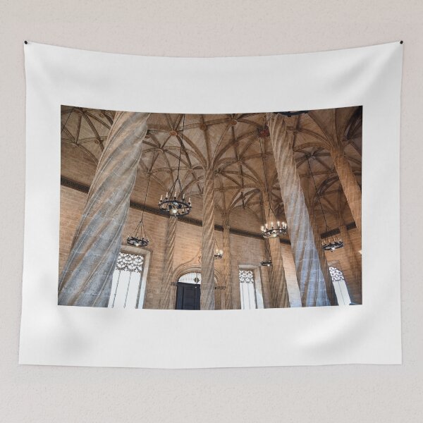 Item preview, The Llotja de la Seda,silk market interior,Valencia  designed and sold by goceris.