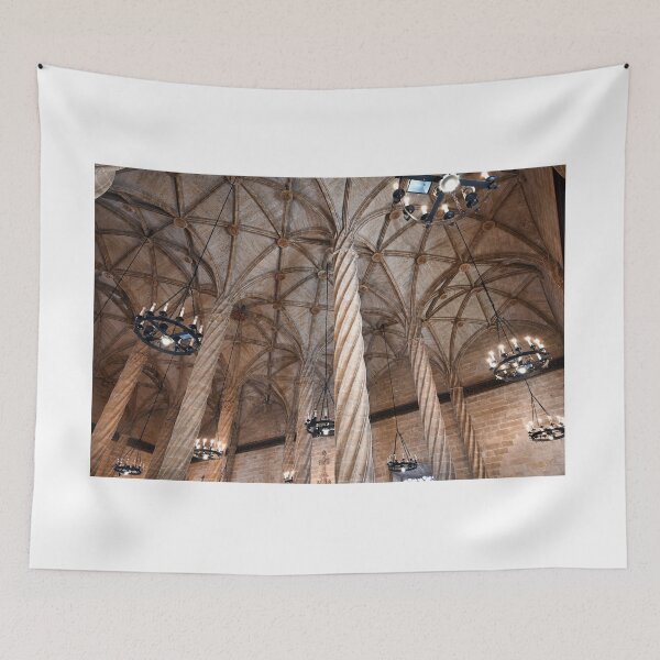 Item preview, The Llotja de la Seda,silk market interior in Valencia  designed and sold by goceris.