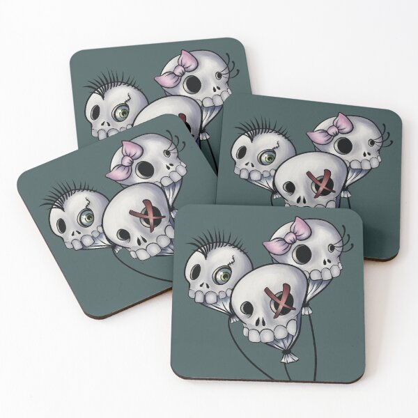 Item preview, Happy Skull Balloons designed and sold by CryptidsCreate.