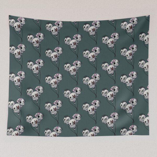 Item preview, Happy Skull Balloons designed and sold by CryptidsCreate.