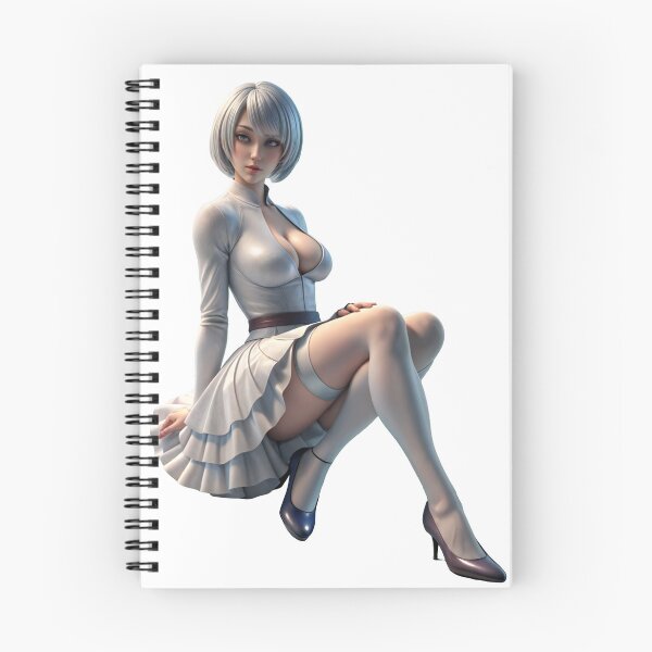 Item preview, girl model sitting in cosplay style designed and sold by Creative88Art.