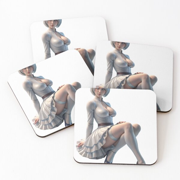 Item preview, girl model sitting in cosplay style designed and sold by Creative88Art.