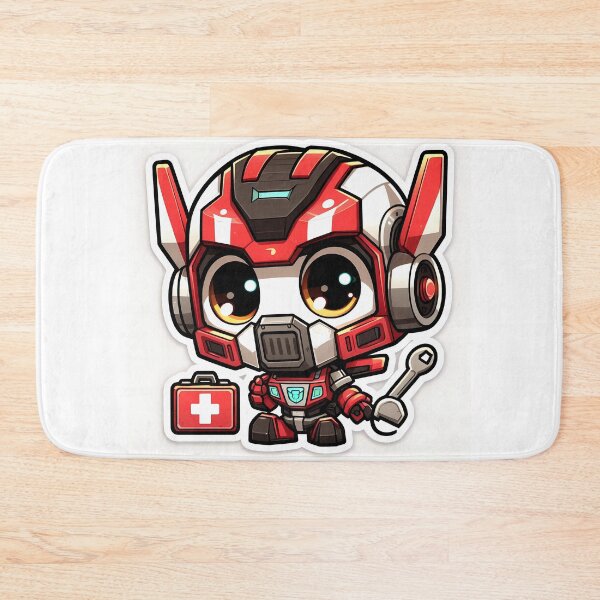 Item preview, Adorable Repair Robot - Cute Mechanic Mascot designed and sold by moba--mania.