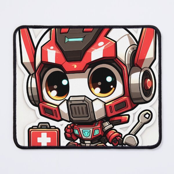 Item preview, Adorable Repair Robot - Cute Mechanic Mascot designed and sold by moba--mania.