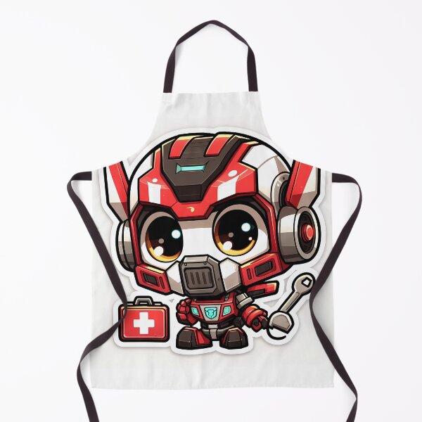 Item preview, Adorable Repair Robot - Cute Mechanic Mascot designed and sold by moba--mania.