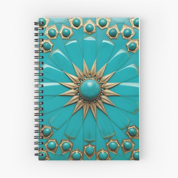 Item preview, sun pattern with turquoise designed and sold by Girih.