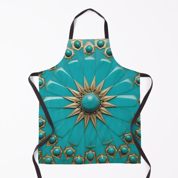 Item preview, sun pattern with turquoise designed and sold by Girih.