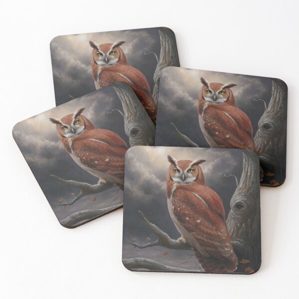 Item preview, Owl With Stormy Skies designed and sold by whitecat23.