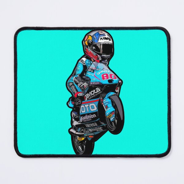 Artikel-Vorschau von Karikatur David Alonso Moto3, designt und verkauft von TeeFuel.