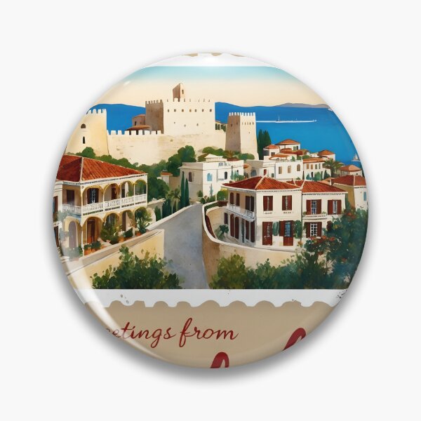 Item preview, Nafplio Peloponnese Greece Postcard Vintage Retro Travel Vintage designed and sold by TravelPostcardGems.