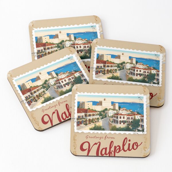 Item preview, Nafplio Peloponnese Greece Postcard Vintage Retro Travel Vintage designed and sold by TravelPostcardGems.