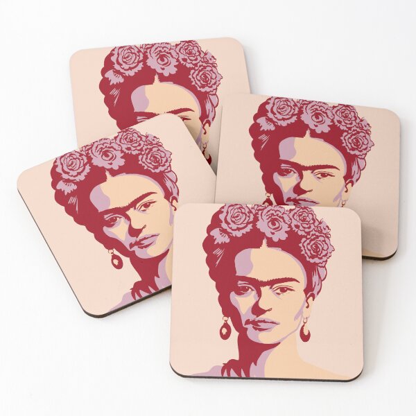 Item preview, Frida khalo red and pink designed and sold by NAAY.