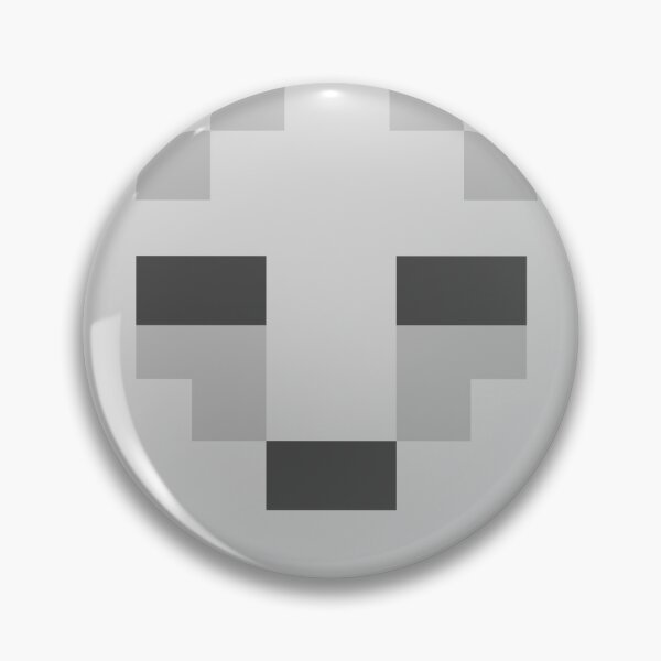 Artikelvorschau, Ghast Minecraft Mob Kopf Symbol entworfen und verkauft von Kubala Designs.