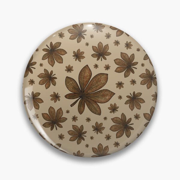 Item preview, Cute pattern of autumn chestnut leaves designed and sold by Cherevan.