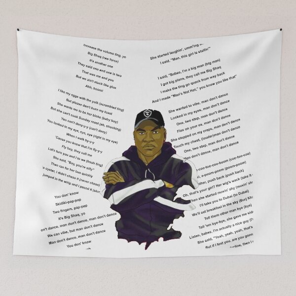 Item preview, Big Shaq Lyrics designed and sold by Justinian Matieu.