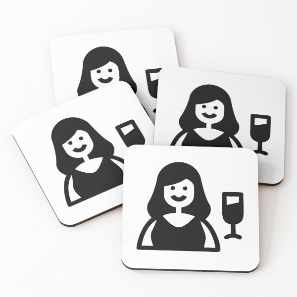 Item preview, icon girl with drink designed and sold by Creative88Art.