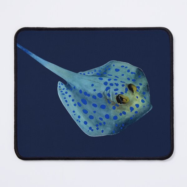 Item preview, BLUE SPOTTED RIBBONTAIL RAY-Taeniura lymma designed and sold by BEATRIZ ABAITUA.