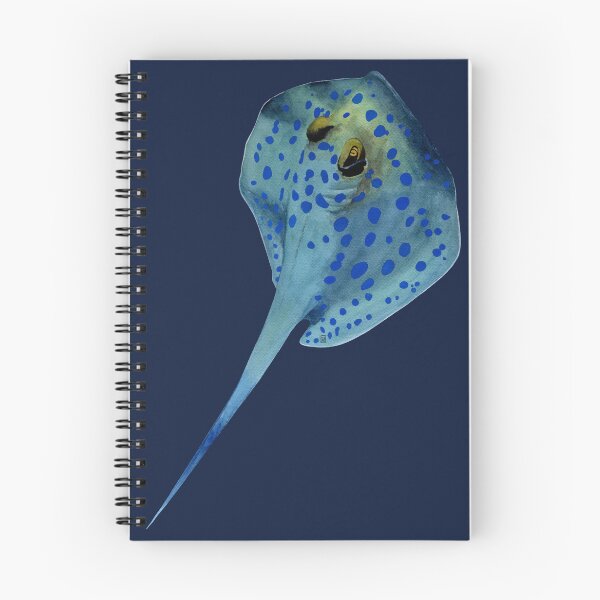 Item preview, BLUE SPOTTED RIBBONTAIL RAY-Taeniura lymma designed and sold by BEATRIZ ABAITUA.