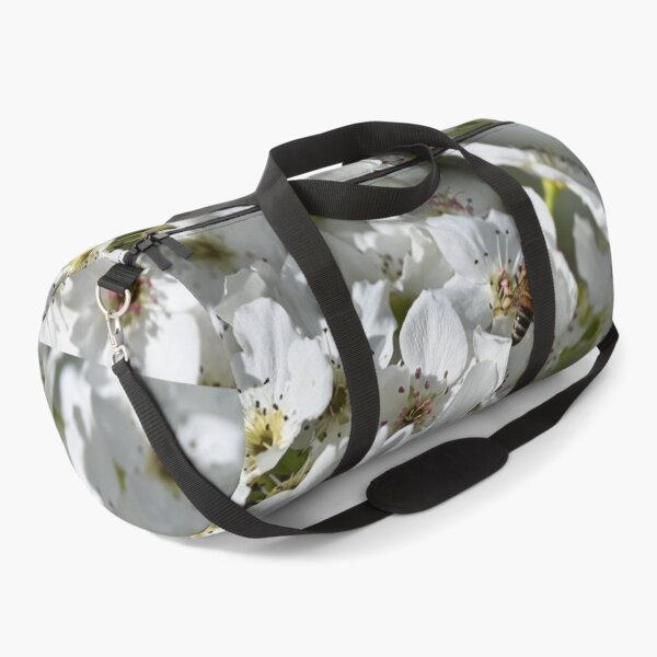 Item preview, Bee in the middle of white flowers designed and sold by bagiolita.