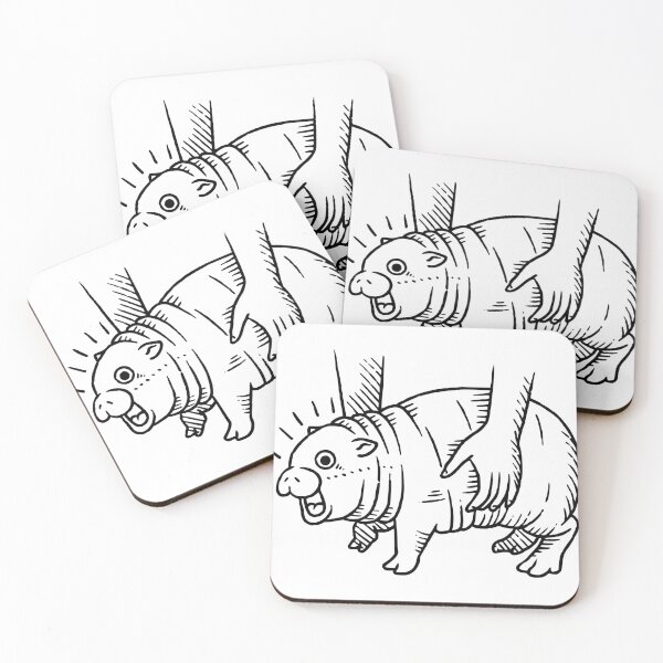Item preview, Moody Cute Little hippo MOO DENG designed and sold by zahirshop.